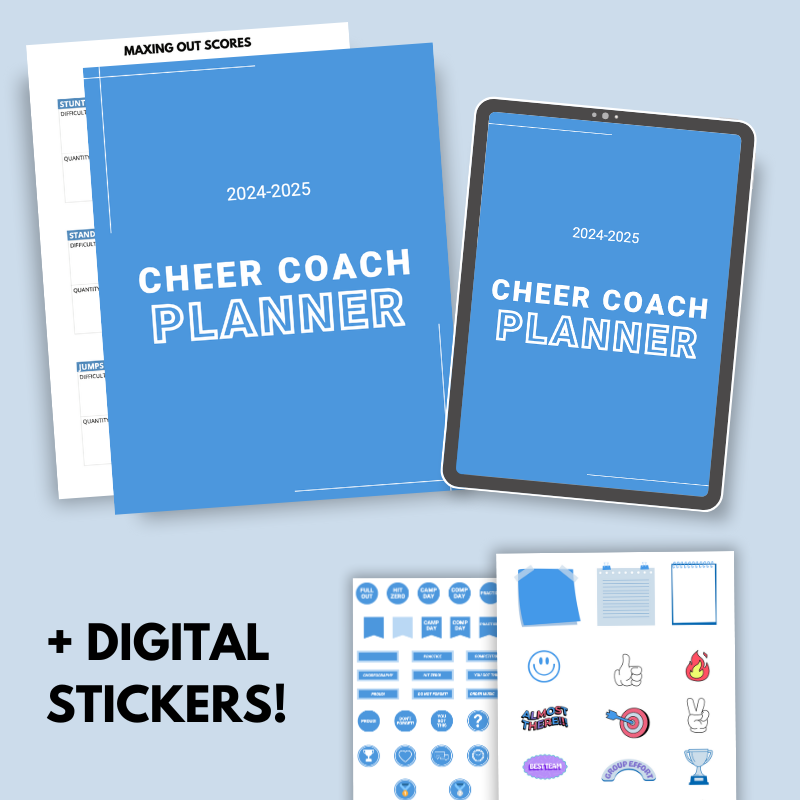 cheerleading coach planners