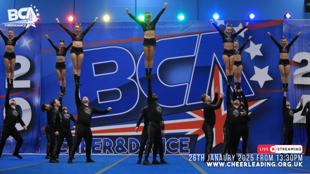 Unity Allstars cheerleading team competing at BCA super nationals bid battle