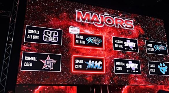 the majors cheerleading competition results and winners